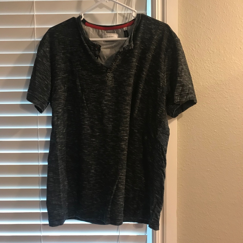 Five Four Grey Short Sleeve Tee